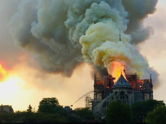 El incendio de Notre Dame no afectó a la Virgen de Guadalupe