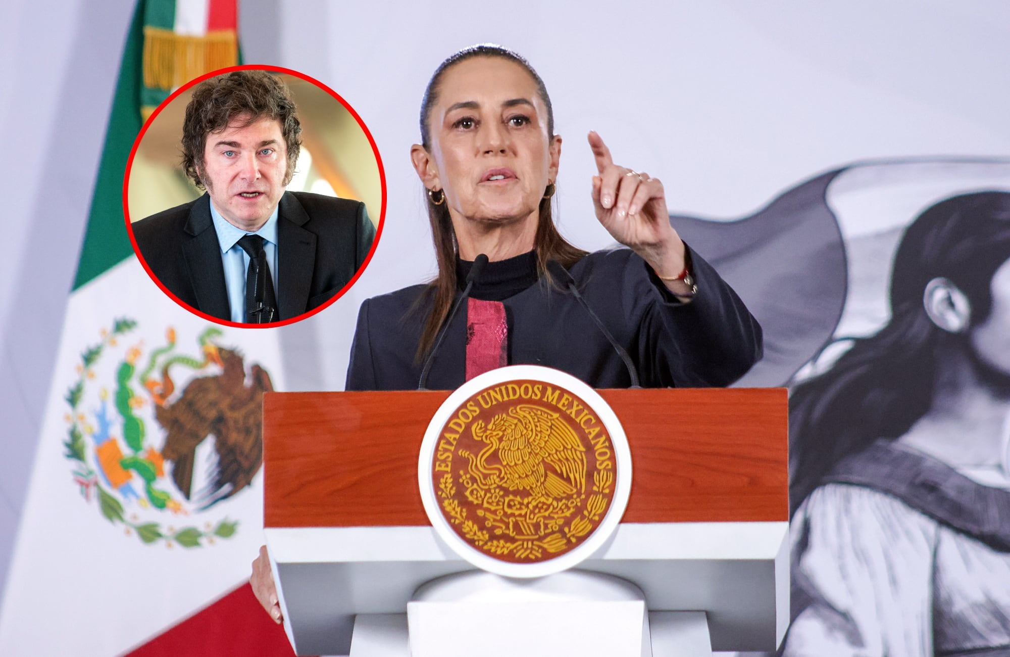 Sheinbaum niega campaña de México contra Argentina tras acusaciones de Milei por Mundial | Getty Images