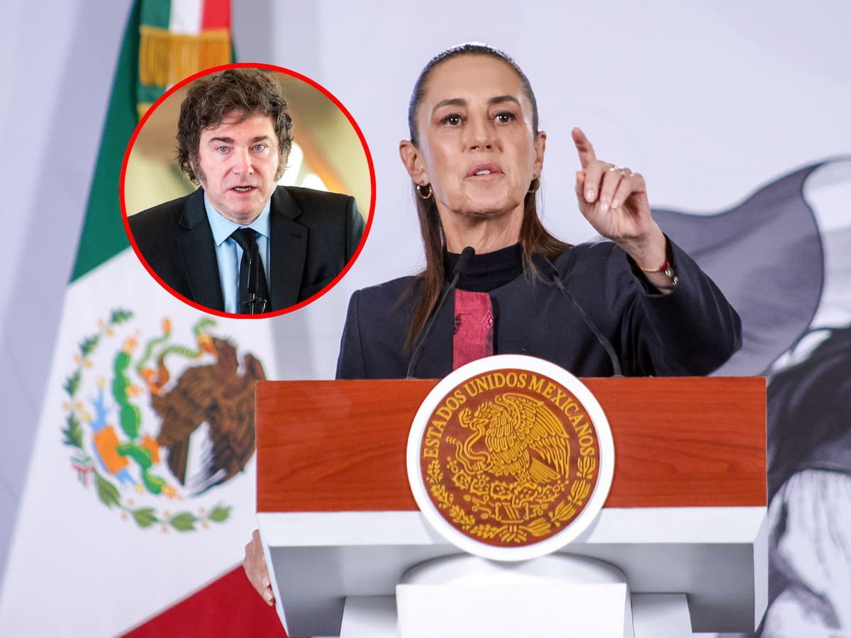 Claudia Sheinbaum niega campaña de México contra Argentina tras acusaciones de Milei por Mundial