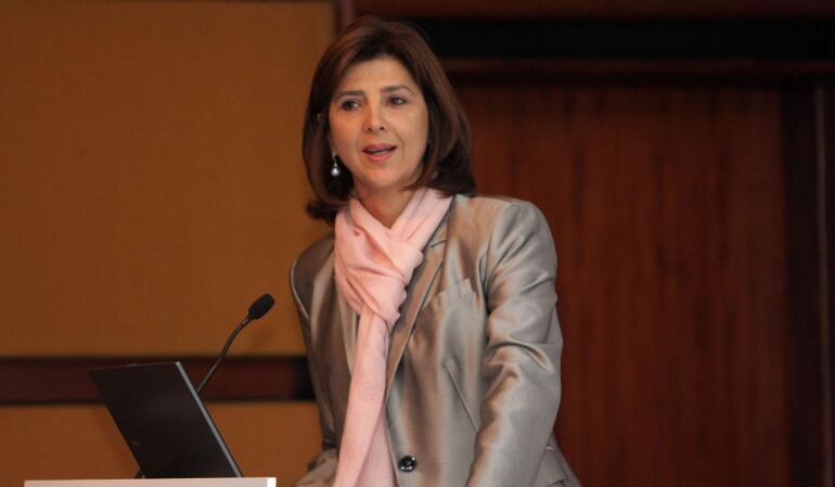 Canciller María Angela Holguín.