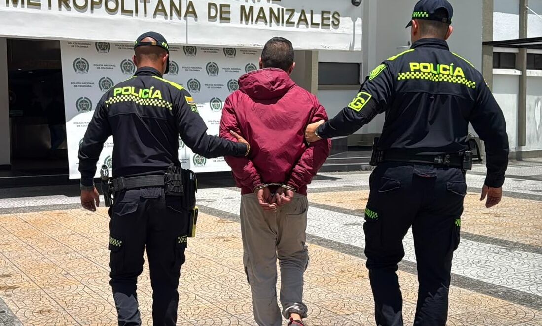 Foto: Policía Metropolitana de Manizales.