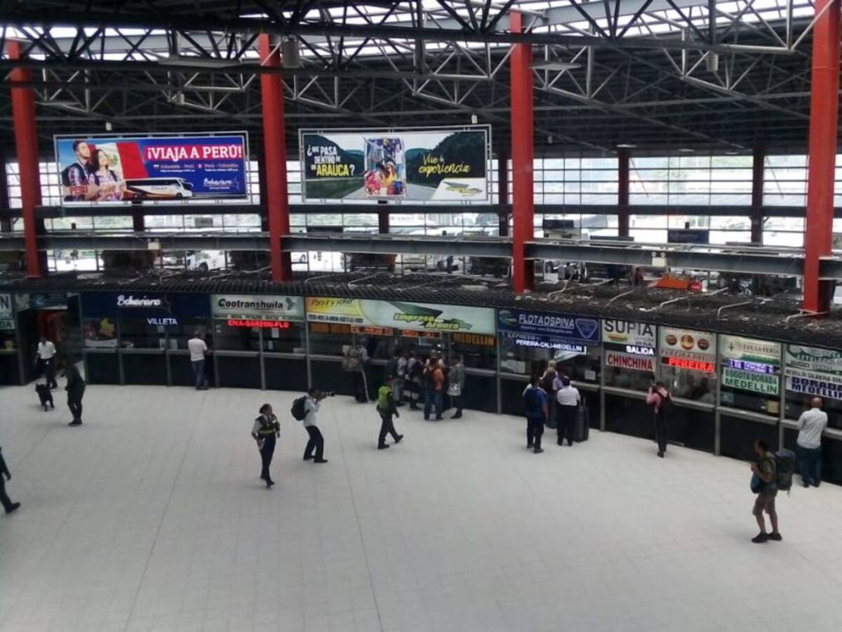 Más de 500 pasajeros diarios dejan de salir de la Terminal de Manizales