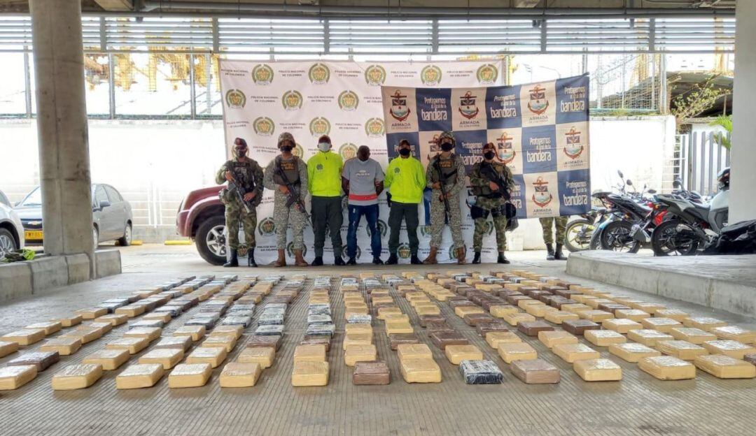 Cocaína incauta en Buenavnetura.