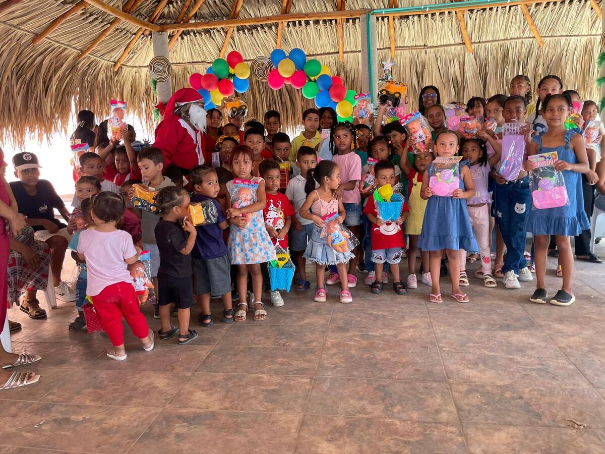Bioger llevó jornadas de alegría y solidaridad a comunidades de Bolívar