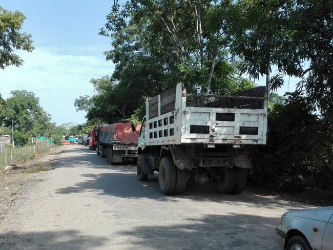 Vía de acceso a Tibú