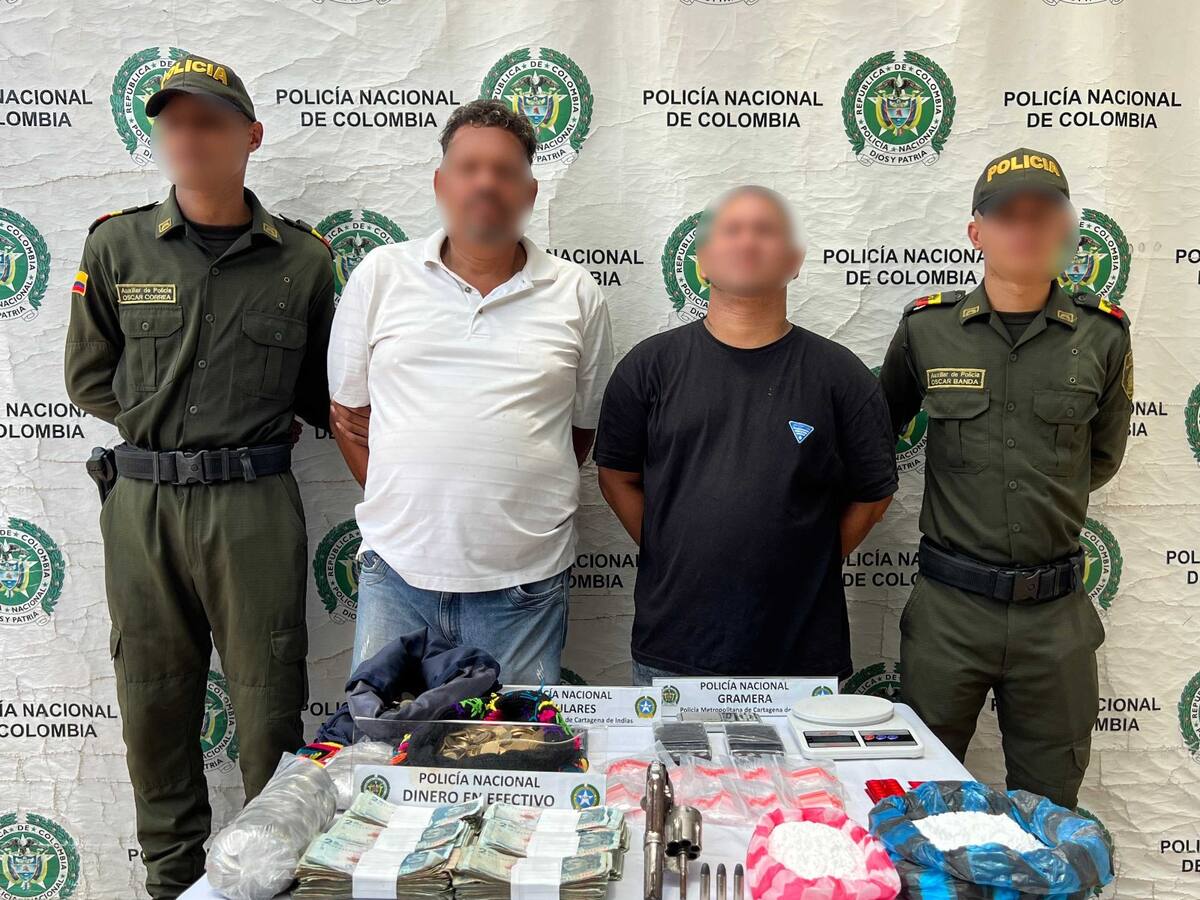 Capturaron a tres presuntos integrantes de banda dedicada al tráfico de estupefacientes en Cartagena