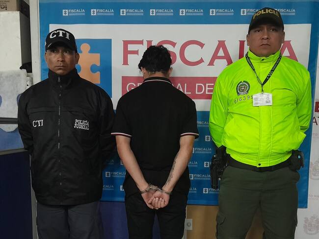 El hombre fue capturado en Bucaramanga, Santander