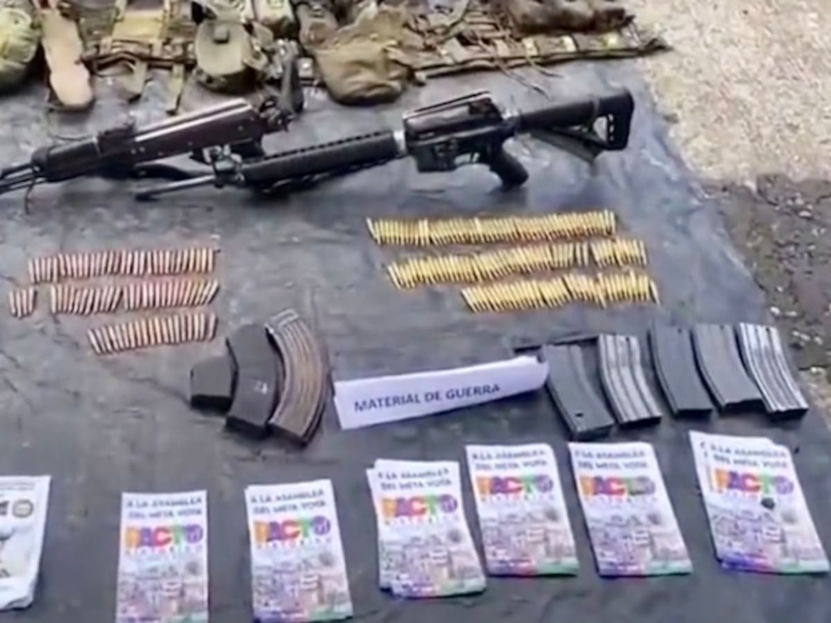Encuentran propaganda política del Pacto Histórico en incautación contra disidencias Farc