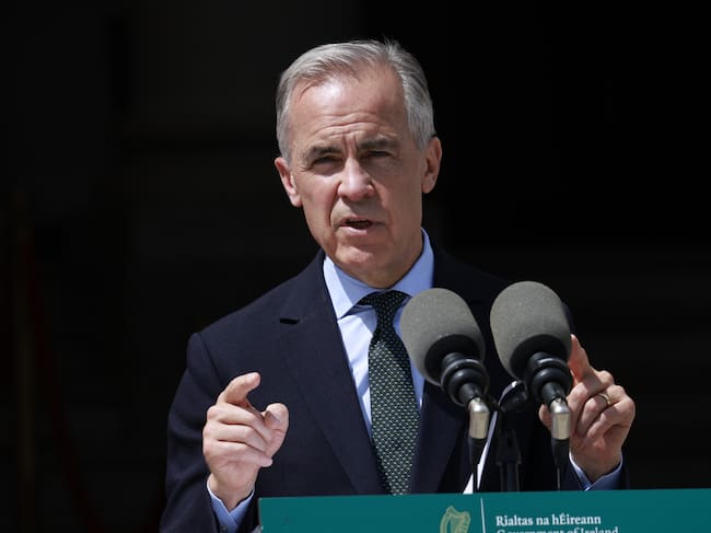 Canadian Prime Minister Mark Carney, Saturday June 13, 2026. Image tomada de Getty Imagenes (Crédito: Conor O Mearain - PA Images / Colaborador)