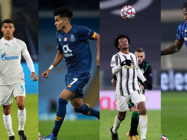 Partidos y resultados de los jugadores de la Selección en Champions