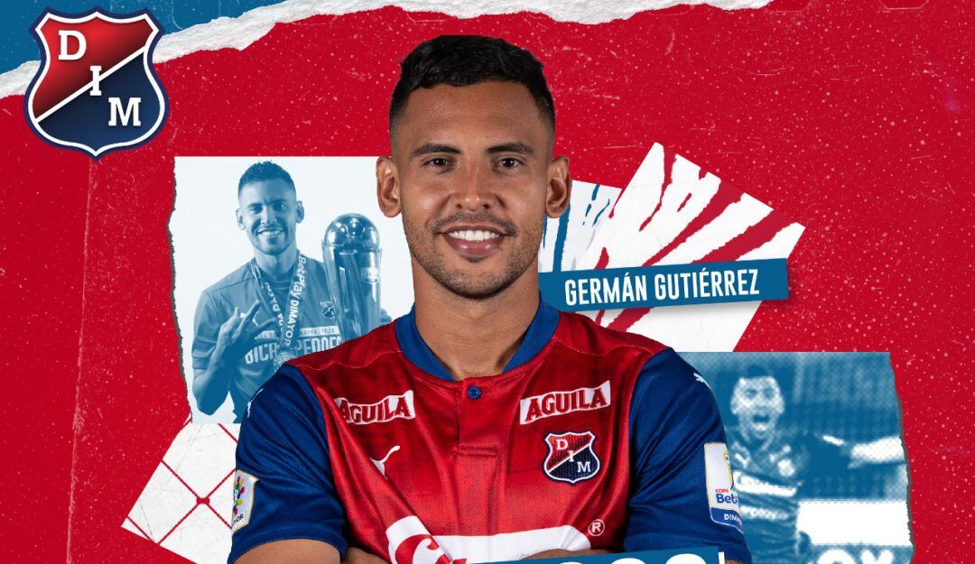 El DIM festeja la convocatoria de Germán Gutiérrez al morfociclo de la Selección Colombia. 