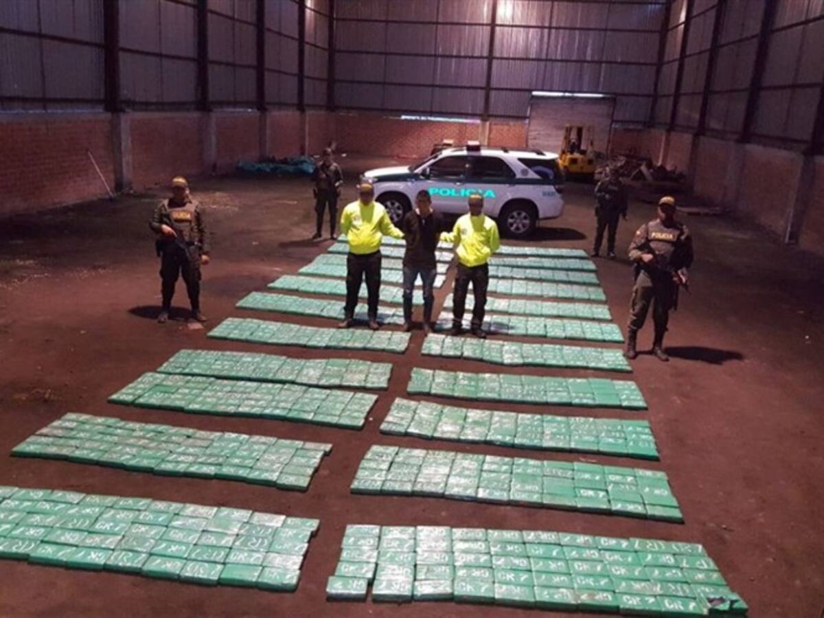 Incautan más de una tonelada de cocaína en Buenaventura