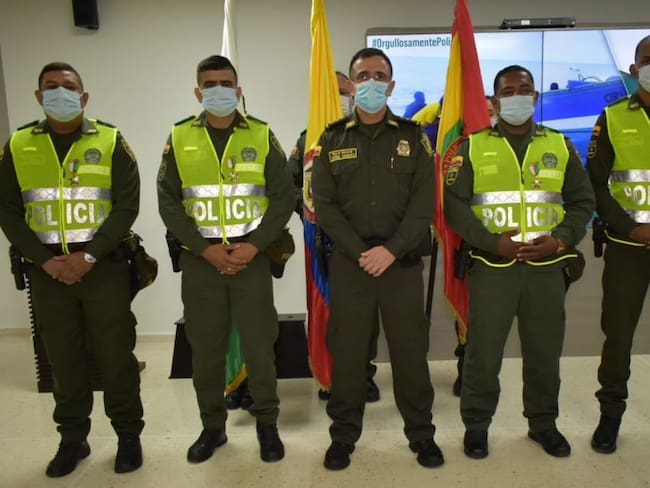 Condecoración a cuatro policías de Cartagena