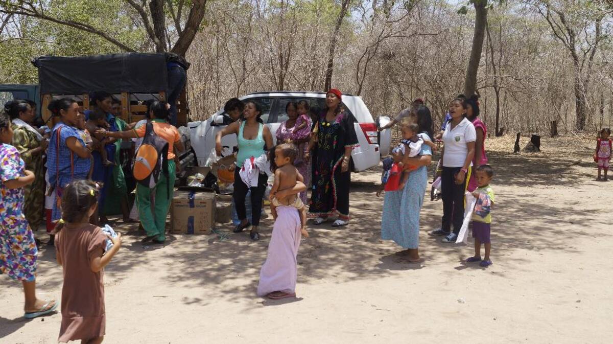 Recorrido de Caracol Radio por las zonas que aguantan sed. Fotos de Luis Enrique Rodríguez