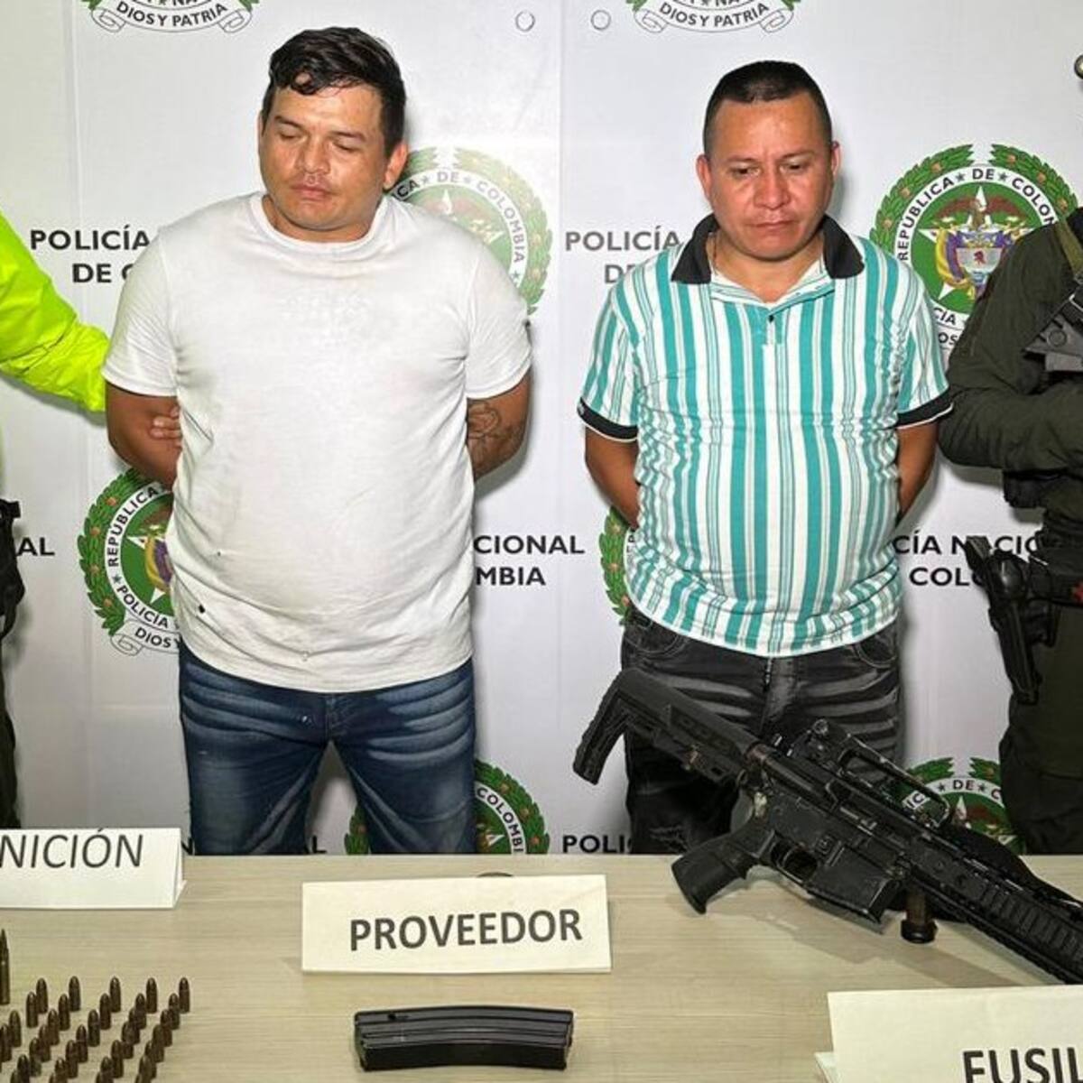 Capturan a dos presuntos integrantes de “Los Turcos” con fusil en Cúcuta