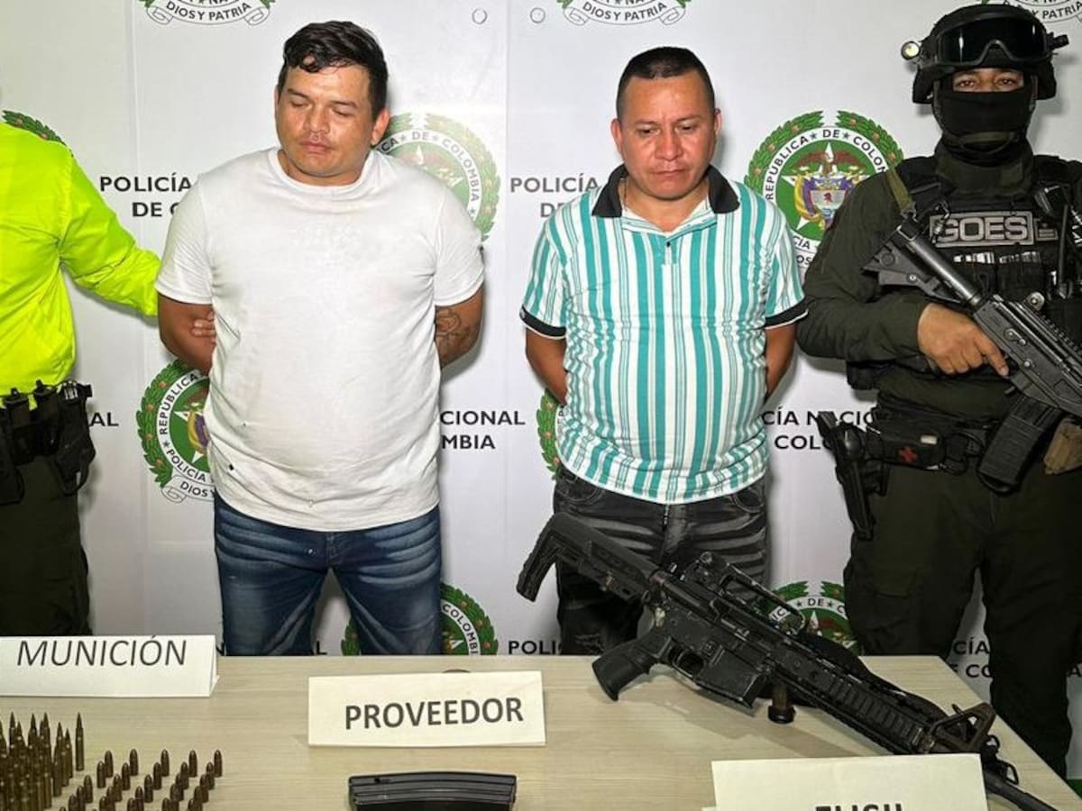 Capturan a dos presuntos integrantes de “Los Turcos” con fusil en Cúcuta