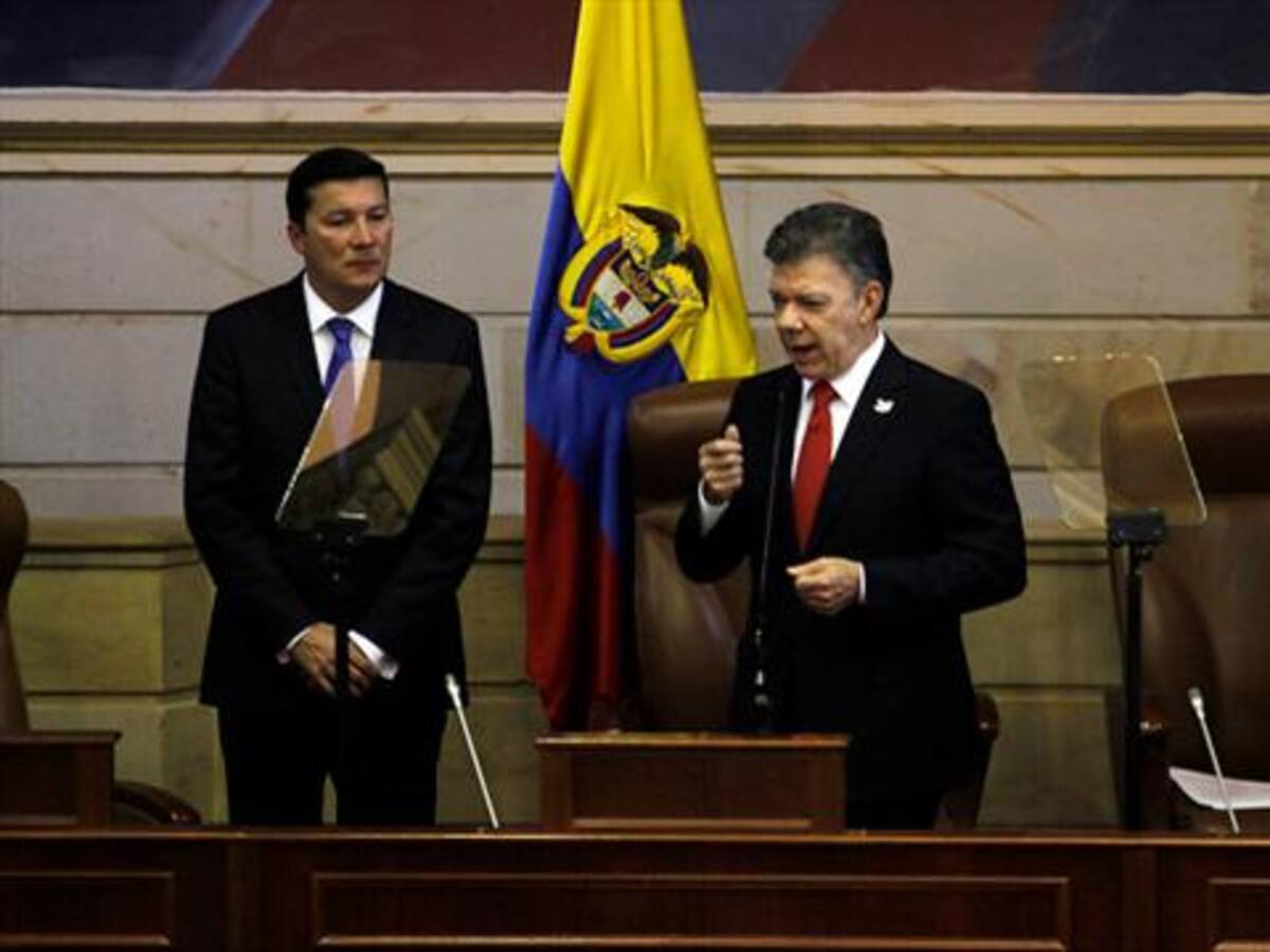 La eliminación de la reelección principal proyecto de Santos