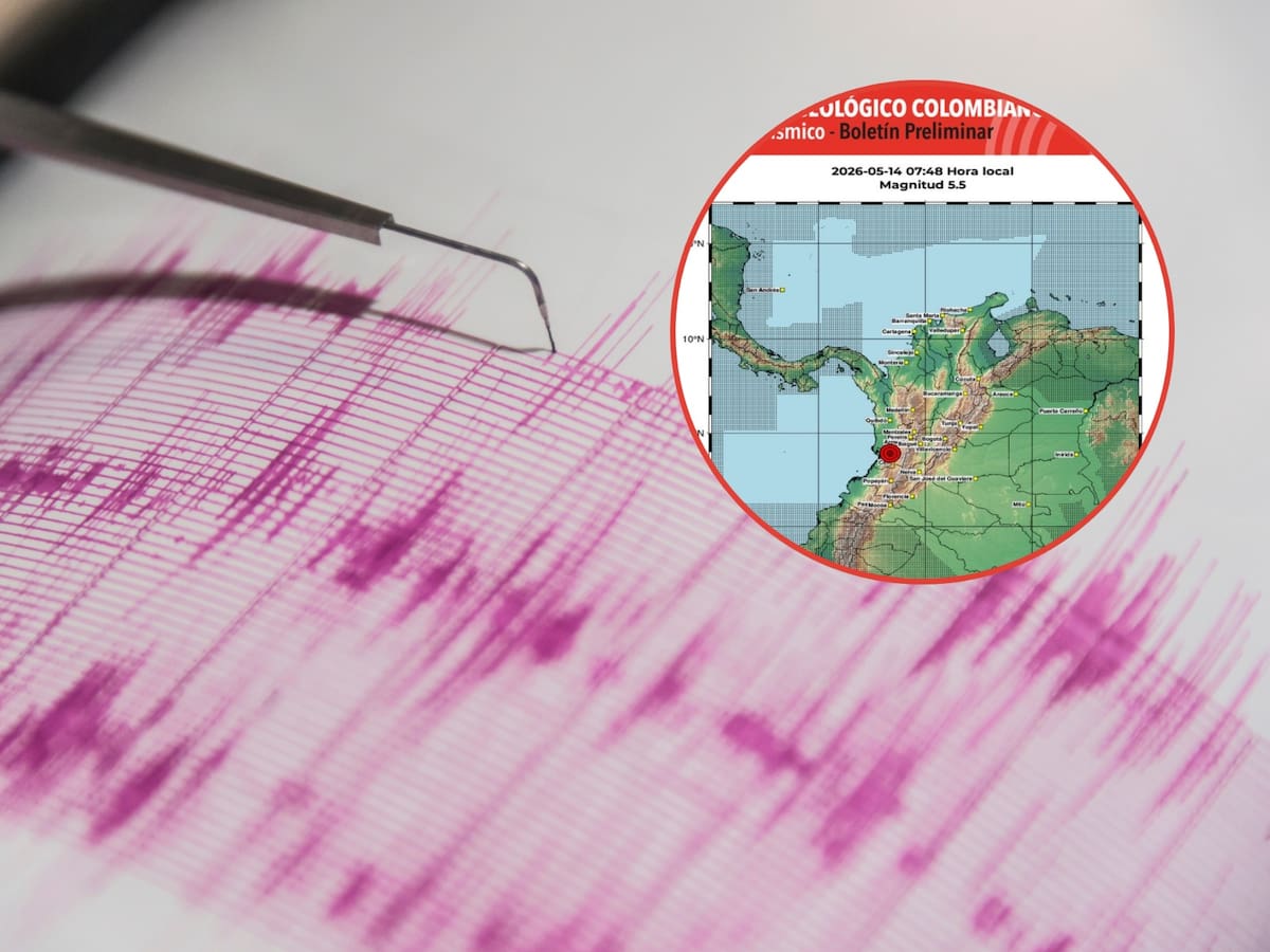 ATENCIÓN | Fuerte temblor sacudió a Colombia HOY 14 de mayo, magnitud 5.6: epicentro en Chocó