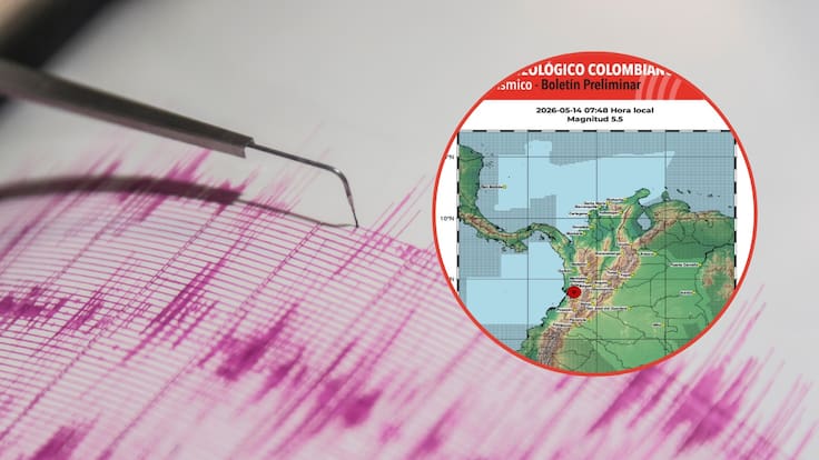 ATENCIÓN | Fuerte temblor sacudió a Colombia HOY 14 de mayo, magnitud 5.6: epicentro en Chocó