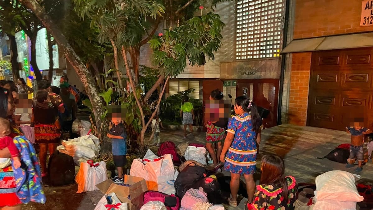 Decidieron retornar al Chocó los más de 100 indígenas que estaban desplazados en Medellín