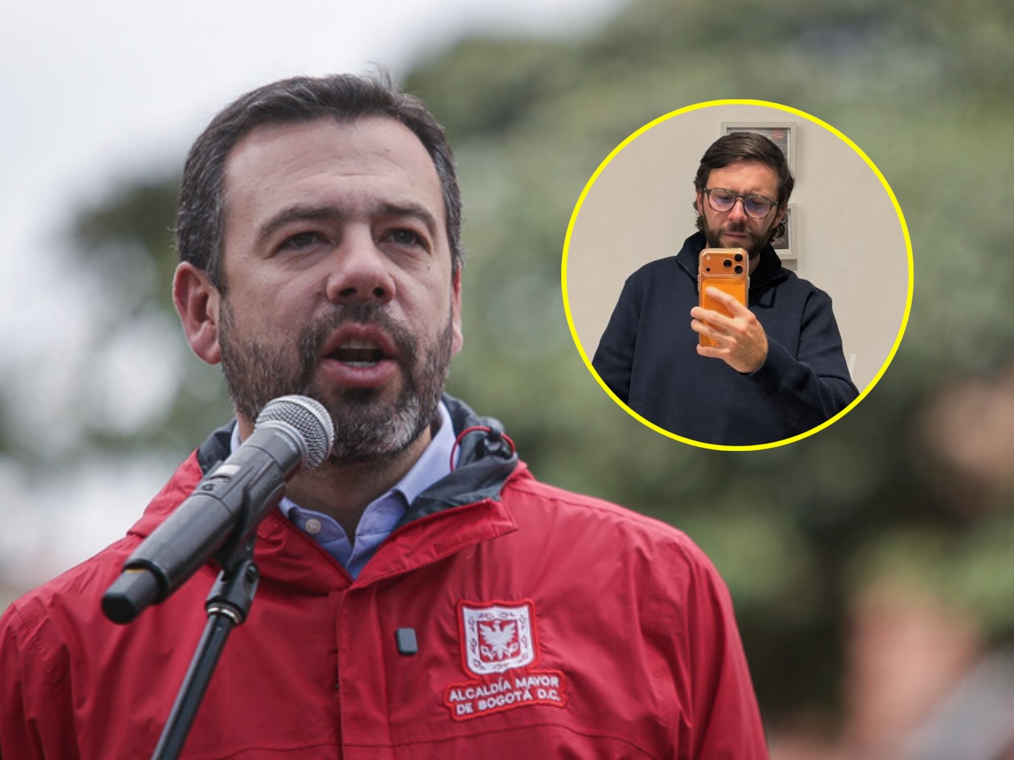 Carlos Fernando Galán y Jean Claude Bossard. Fotos: (Colprensa - Cristian Bayona) / Suministrada