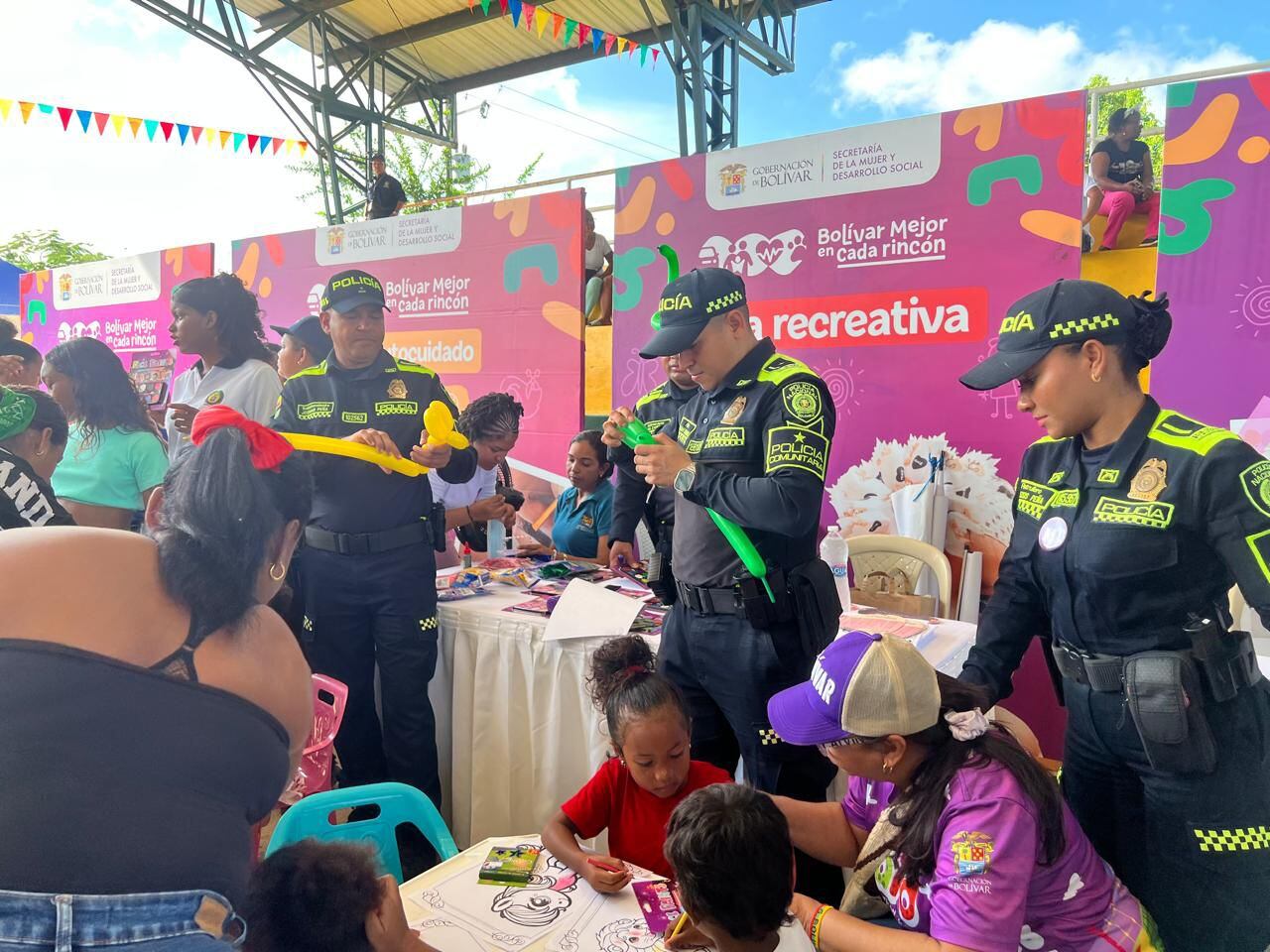 Policía Nacional promueve jornadas de prevención y convivencia en María la Baja