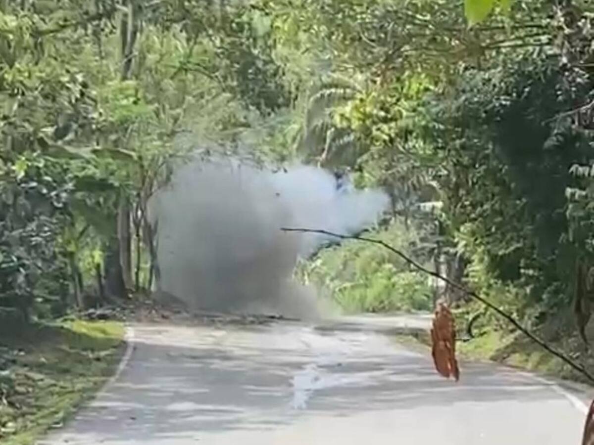 El Ejército destruyó artefactos explosivos del ELN a orillas de la carretera Medellín- Costa Caribe