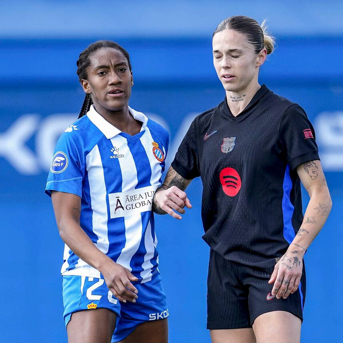 Espanyol le respondió a Mapi León tras negar que tocó partes íntimas de Daniela Caracas