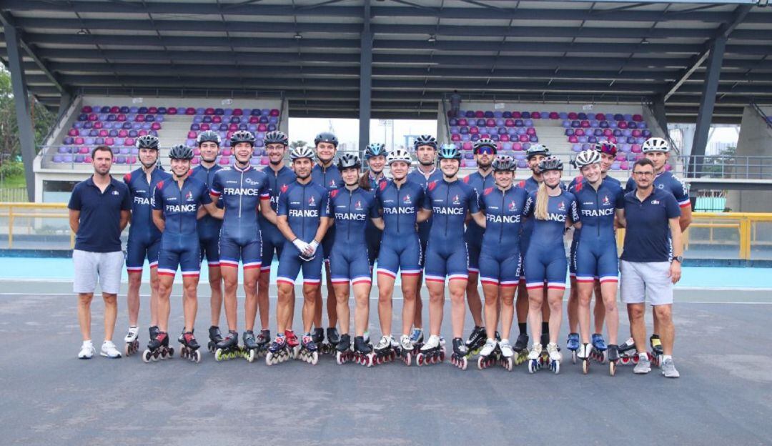 Selección Francia de Patinaje de Velocidad en Ibagué