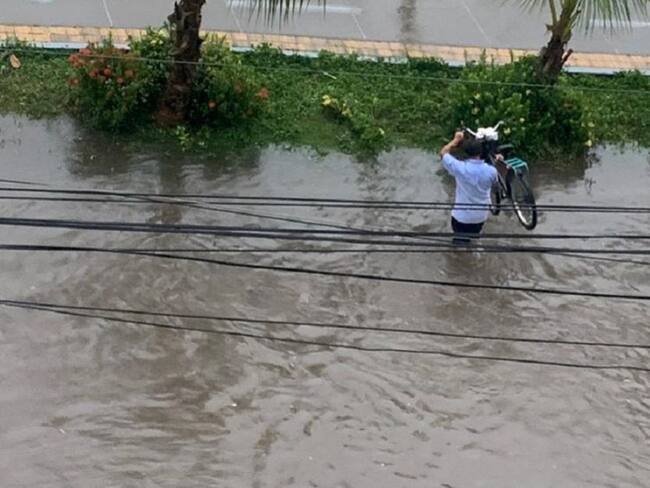 Vea en fotos las inundaciones ocasionadas por las lluvias en Cartagena