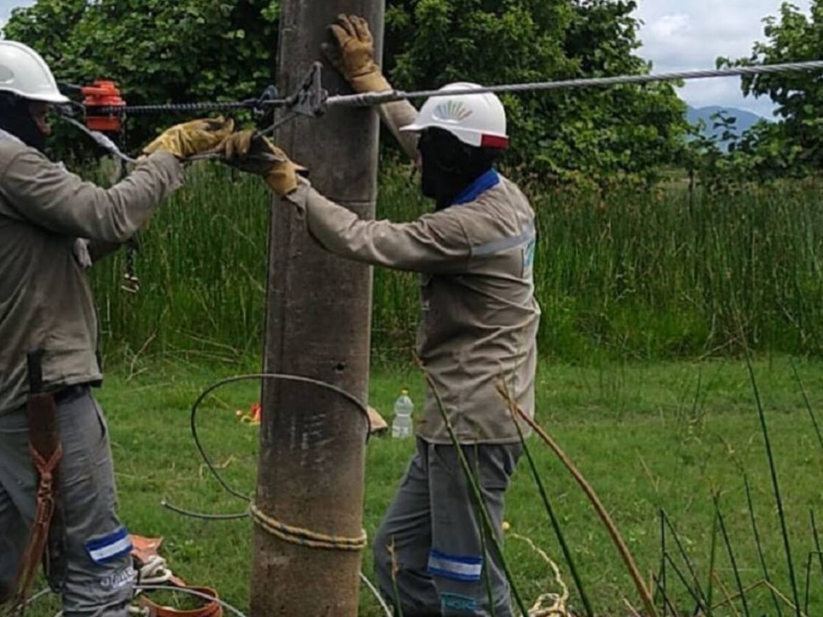 Vendaval dejó sin energía a varios municipios del sur de Bolívar