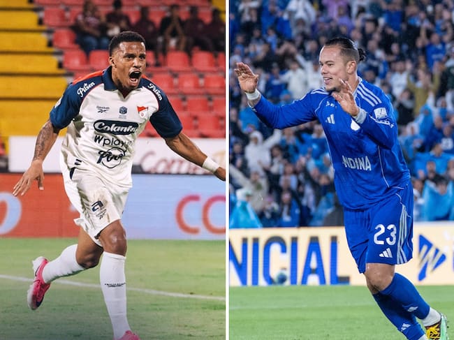 Medellín y Millonarios: Crédito @DIM_Oficial y @MillosFCoficial