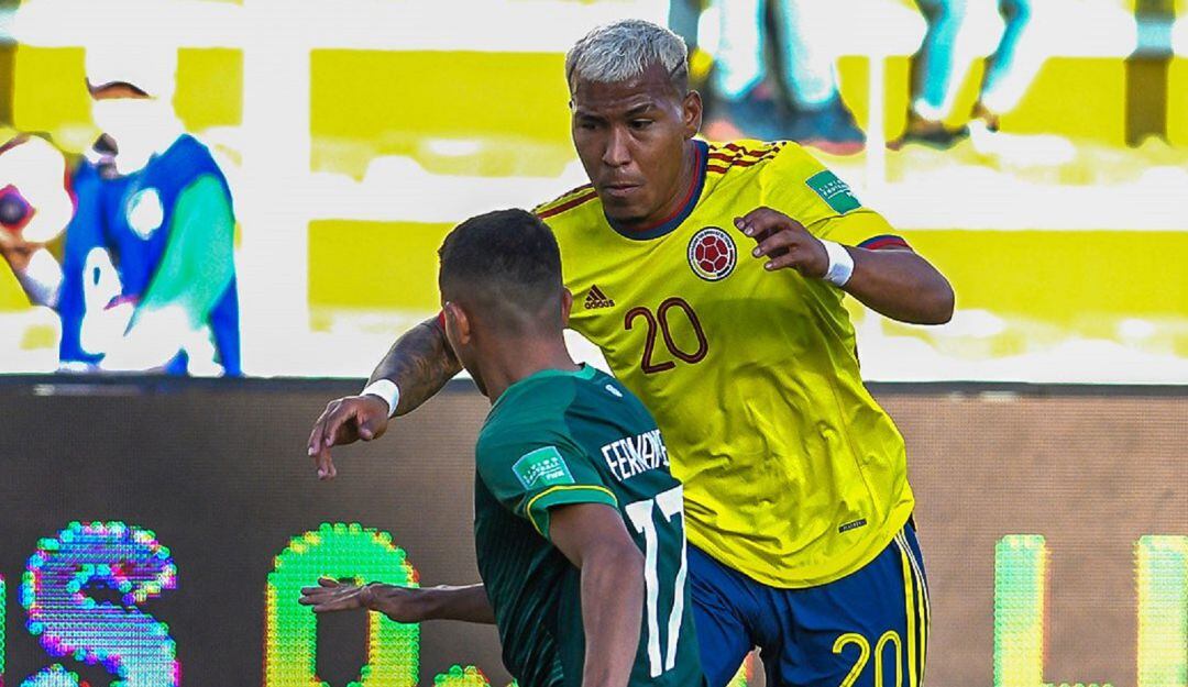 Roger Martínez, autor del gol en el empate 1-1 con Bolivia