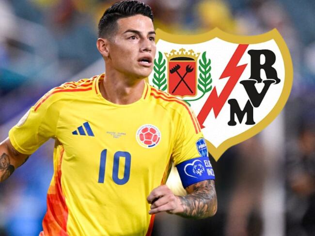 James Rodríguez con la camisa de la Selección Colombia en la final de la Copa américa 2024