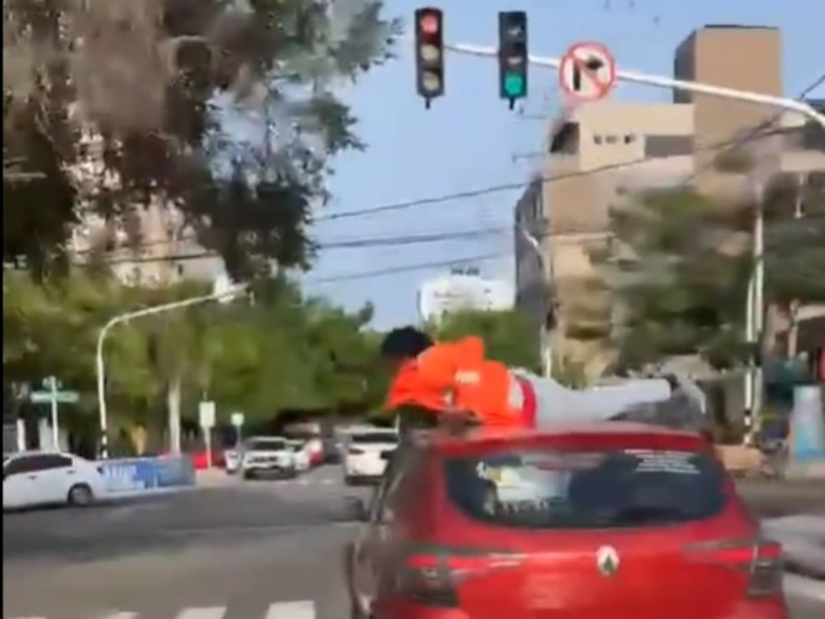 Video viral: pelea por el pago de un domicilio desató peligrosa persecución