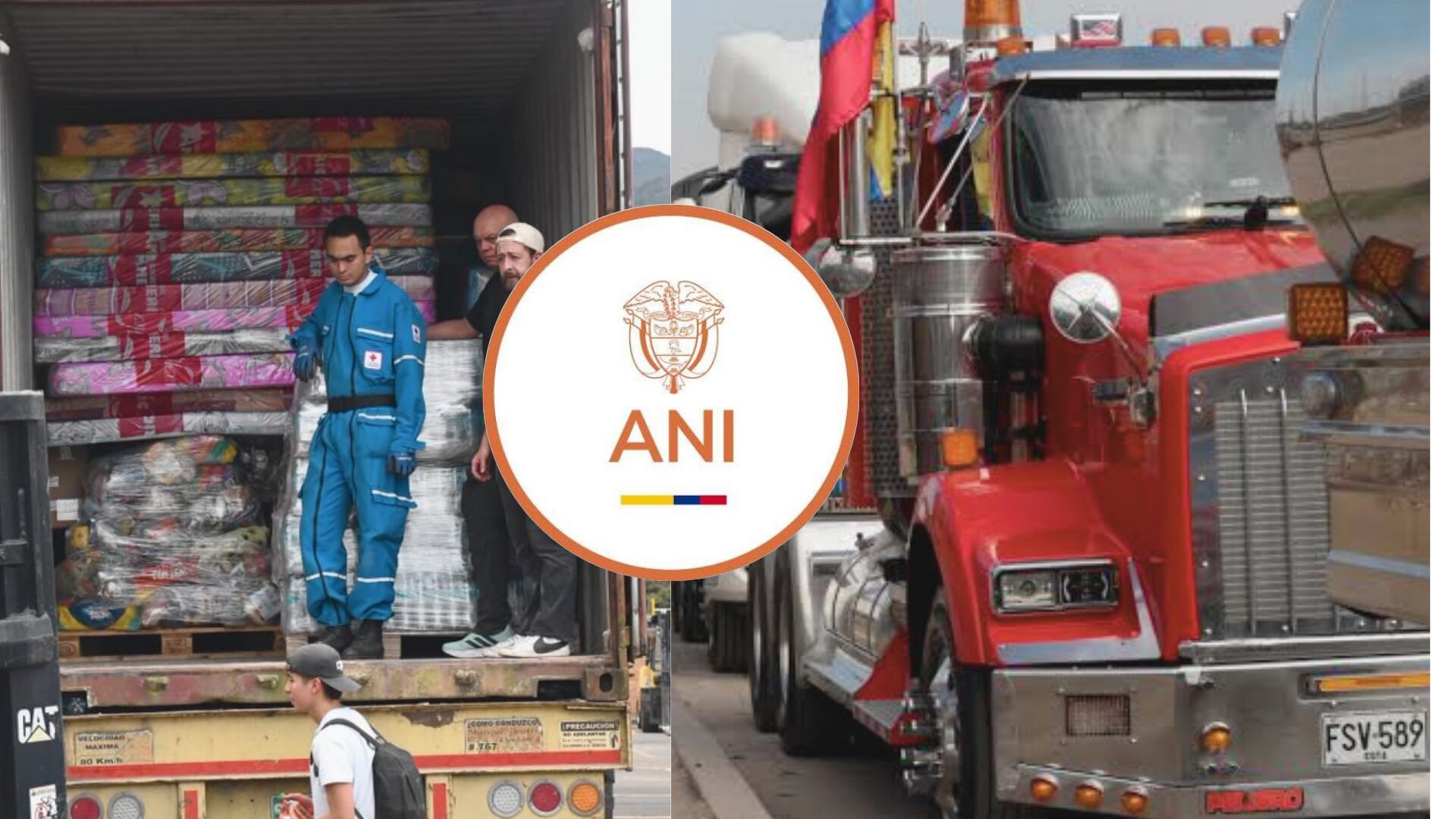 ANI mantiene peajes sin cobro y no impone multas a transportadores de ayudas.