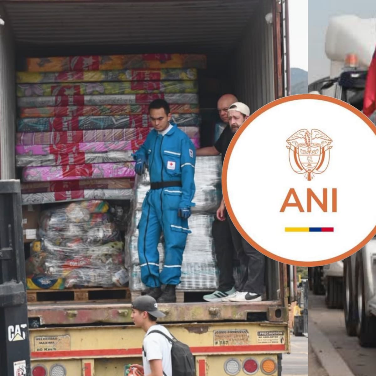 ANI mantiene peajes sin cobro y no impone multas a transportadores de ayudas