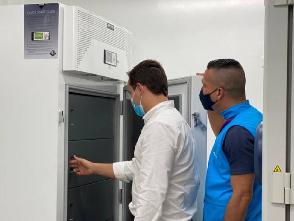 Medellín habilitó el segundo ultracongelador para las vacunas Pfizer