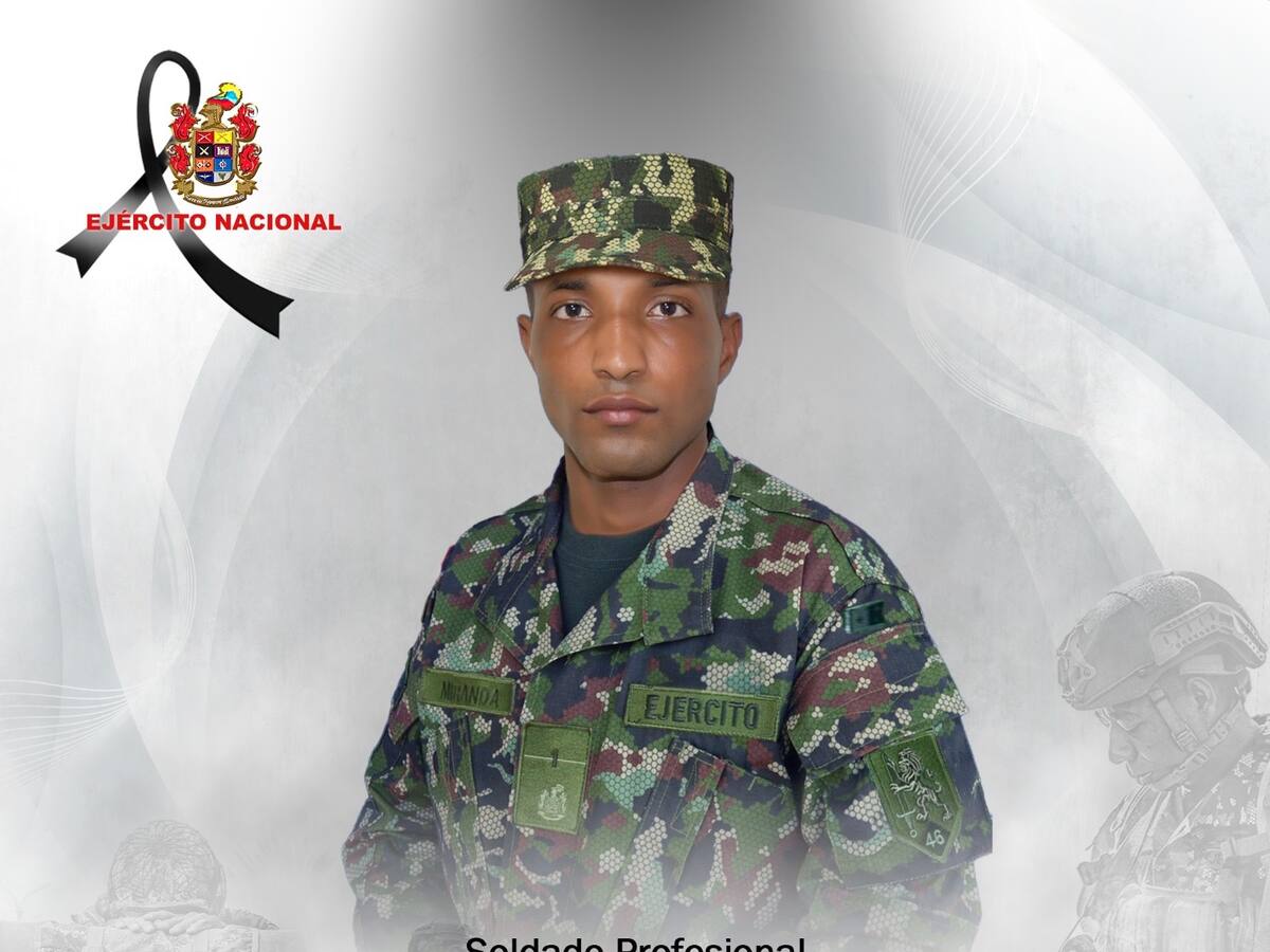 Soldado cartagenero murió tras pisar campo minado en zona rural de Unguía- Chocó
