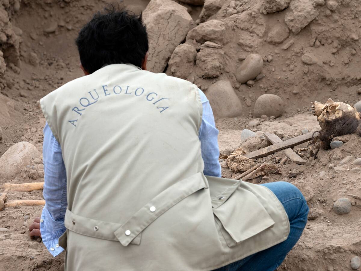 En Perú, hallan entierro de 76 menores sacrificados en la epoca prehispánica