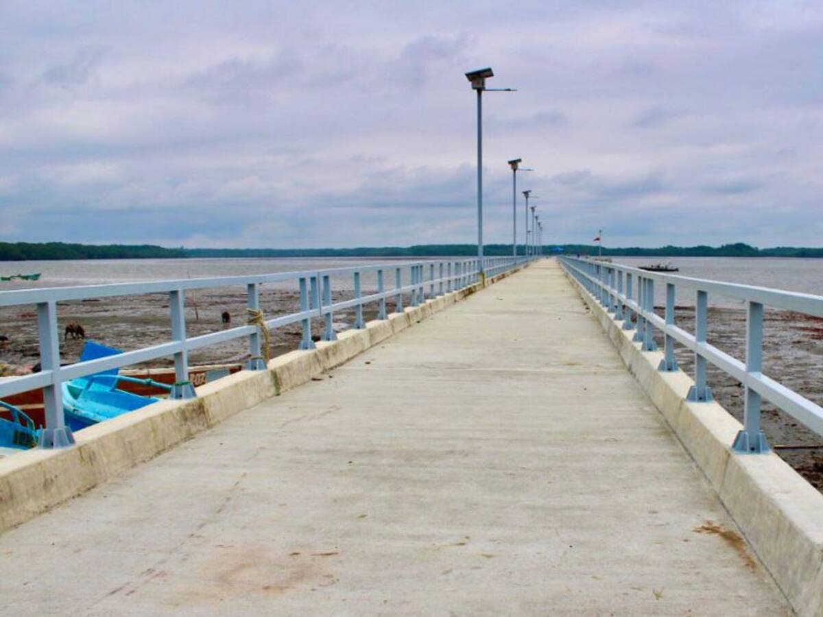 Nuevo muelle en Candelillas de la Mar