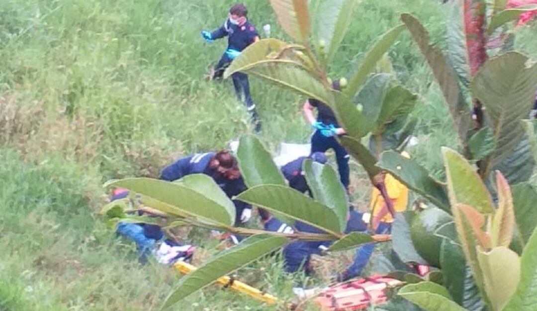 Foto:Enviada desde el Cuerpo de Bomberos de Villamaría.