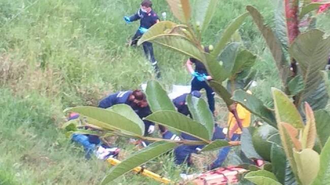 Foto:Enviada desde el Cuerpo de Bomberos de Villamaría.