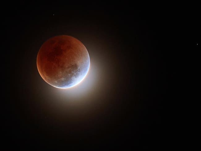 Imagen de referencia eclipse lunar vía Getty Images.