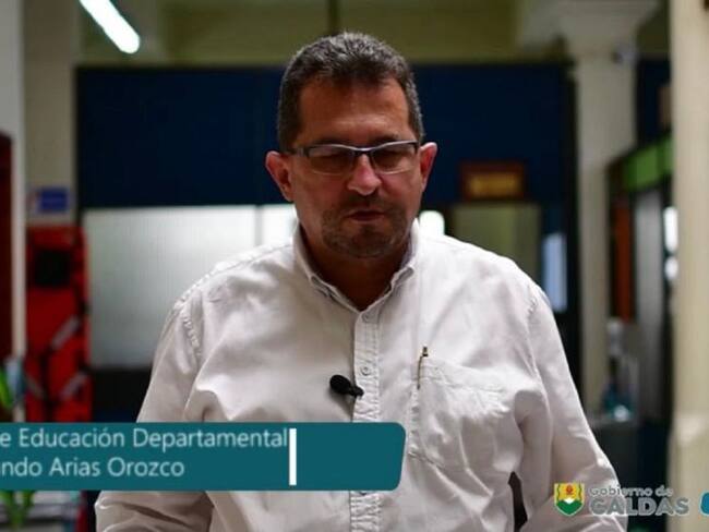 Secretario de Educación de Caldas, Fabio Hernando Orozco.