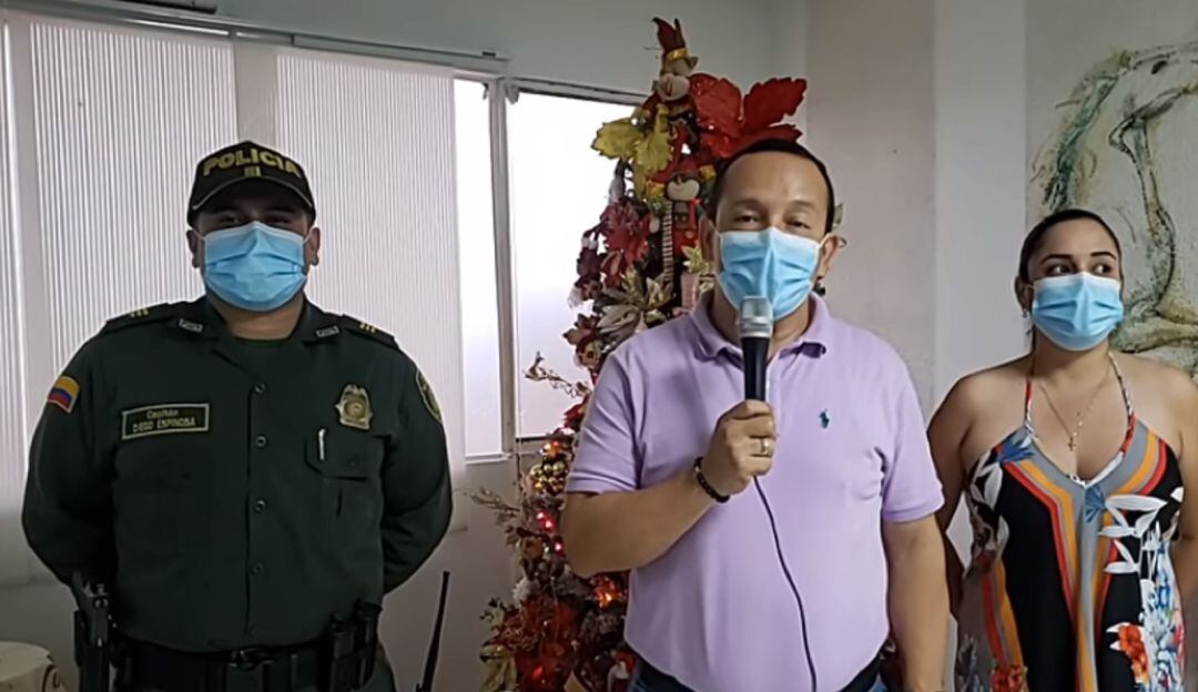 Alcalde Juan Carlos Castaño.