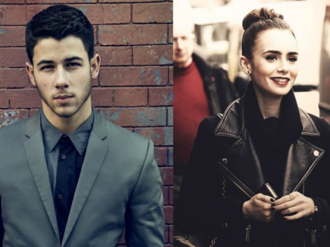Nick Jonas confirma noviazgo con Lily Collins