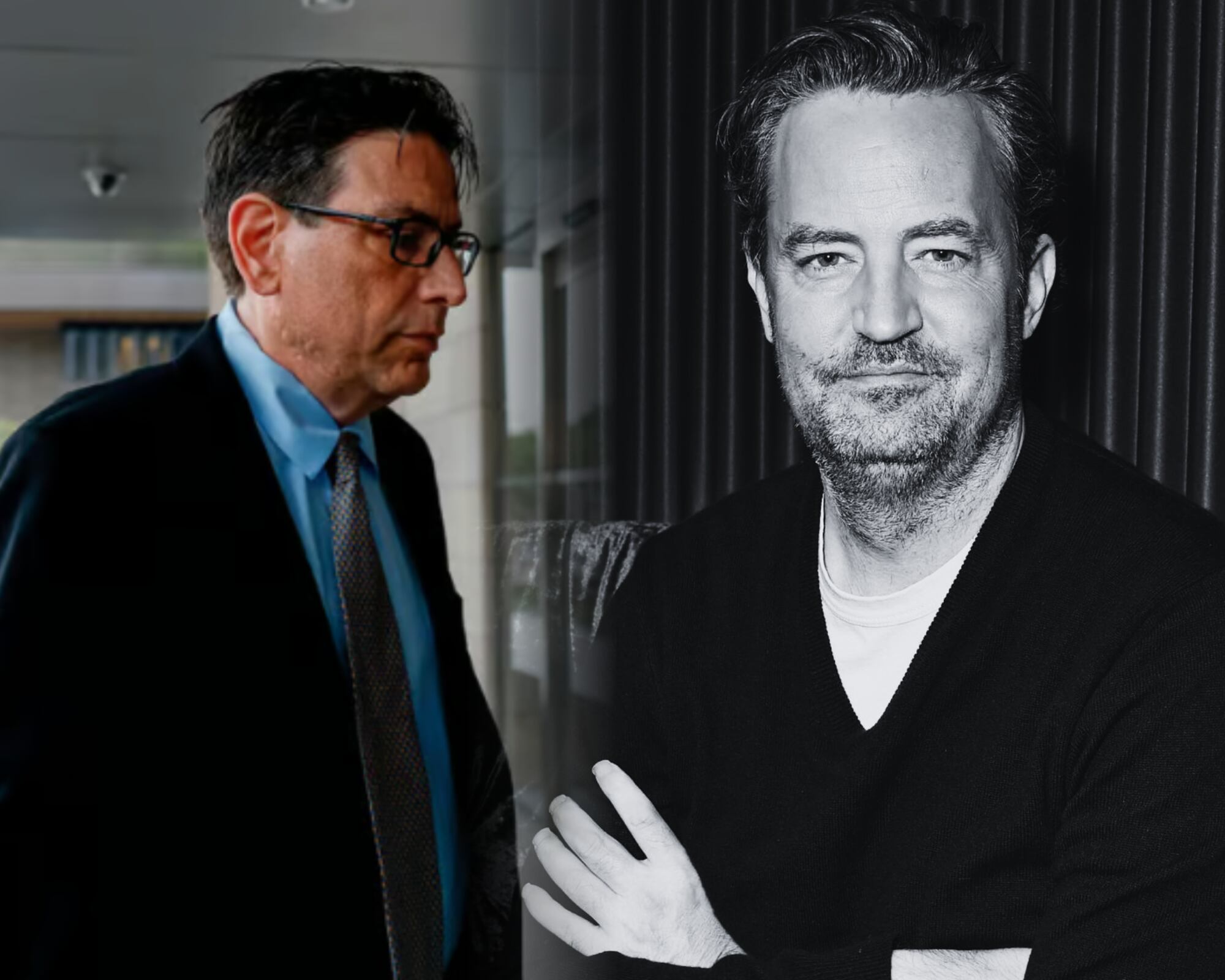 Erik Fleming fue condenado por coordinar la llegada de ketamina hasta la vivienda del actor.
(Foto:   Caracol Radio / Getty / Cortesía)