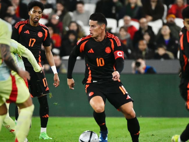Selección Colombia en su duelo amistoso con España / FCF
