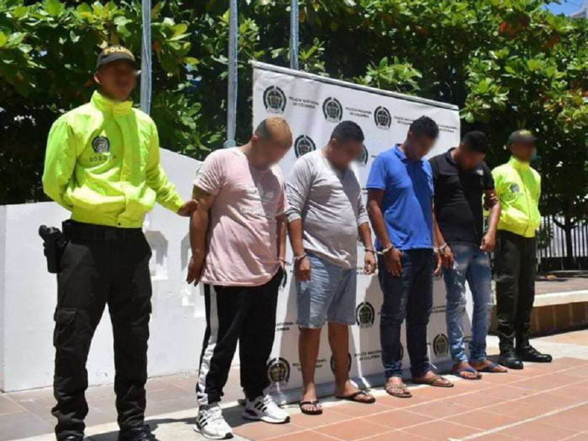 Cayó banda de presuntos fleteros implicados en más de 10 casos de hurtos en Cartagena